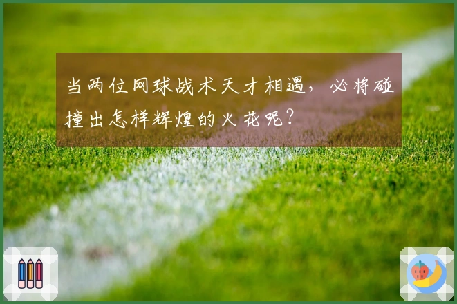 当两位网球战术天才相遇，必将碰撞出怎样辉煌的火花呢？